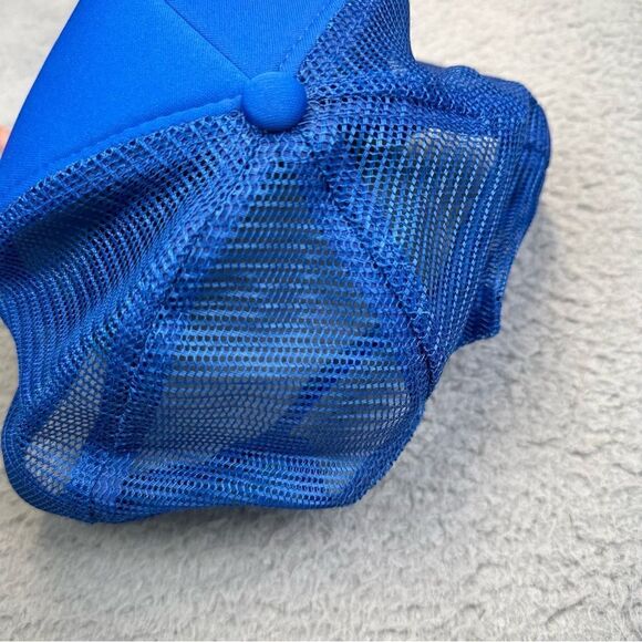 Pivot Cycles Snapback Hat Bicycle Mesh Trucker Hat Cap Blue Green Cycling Casual - Picture 5 of 7